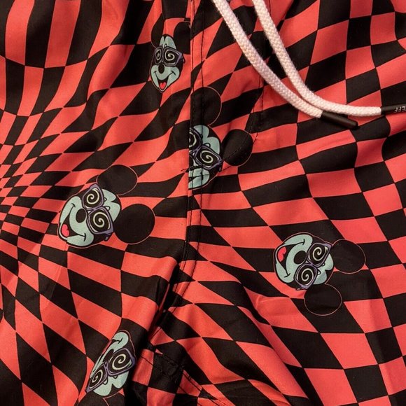 Neff Other - Neff Disney Mickey Mouse Checkered Daze Swim Trunks Shorts Size XL NWT B6-34